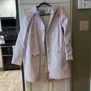 Elegant Light Lavender Rain Jacket